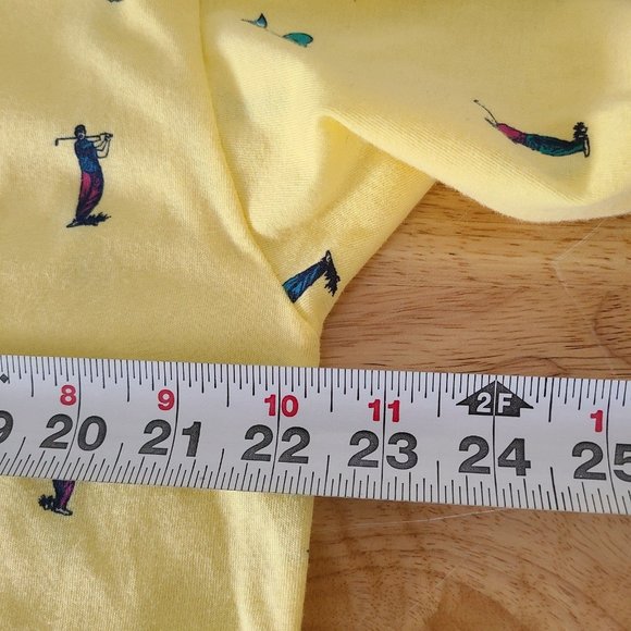 Vintage New JANTZEN Golf Golfing All Over Graphic Print Mens POLO Shirt Large - Picture 5 of 8